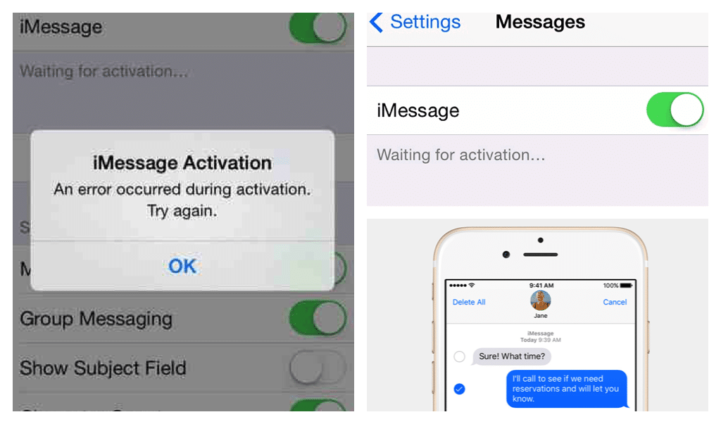 How to fix iMessage "Waiting for Activation" in 5 Minutes