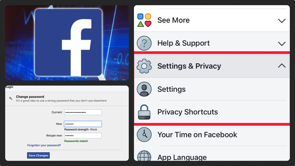 Changing your Facebook Password