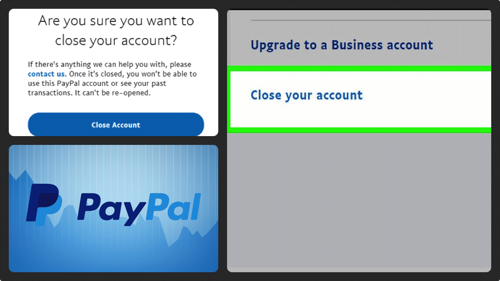Deleting your PayPal Account is easy