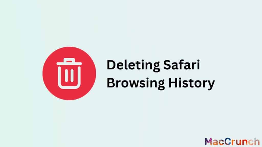 Deleting Safari Browsing History