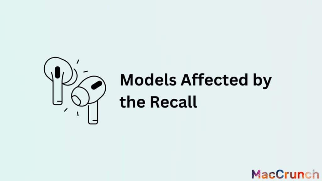 Models Affected by the Recall