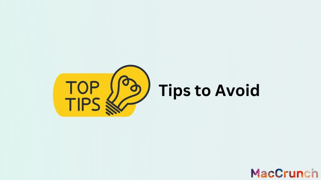 Tips to Avoid