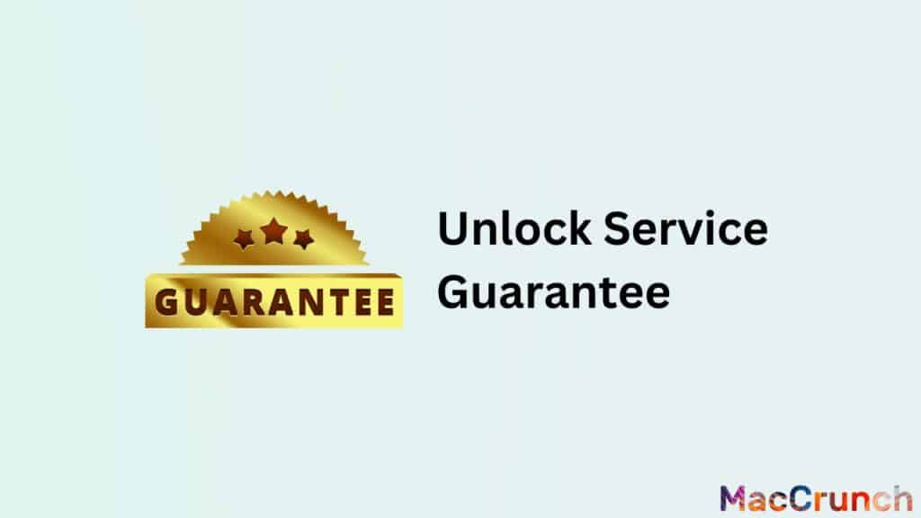 Unlock Service Guarantee