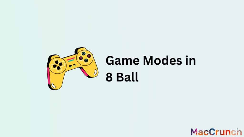 Game Modes in 8 Ball