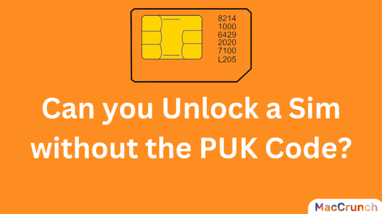 Can you Unlock a Sim without the PUK Code